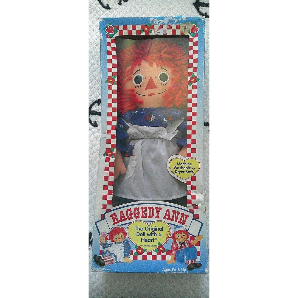 Hasbro 1996 Raggedy Ann The Original Doll With a Heart By Johny Gruelle 18" NEW